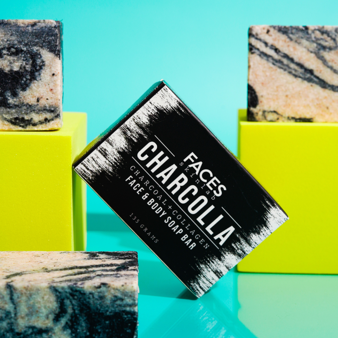 Charcolla (Charcoal and Collagen) Face and Body Soap