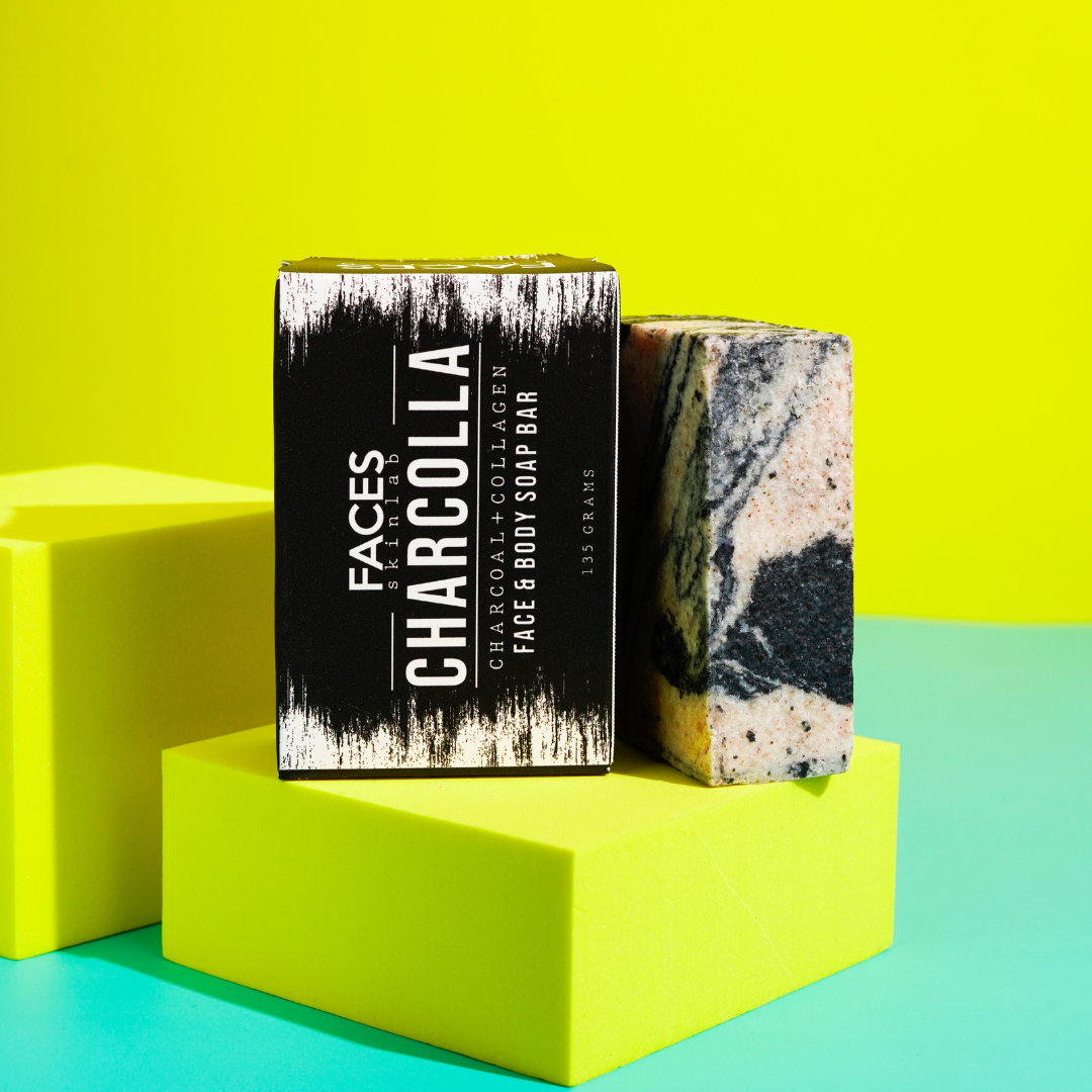 Charcolla (Charcoal and Collagen) Face and Body Soap